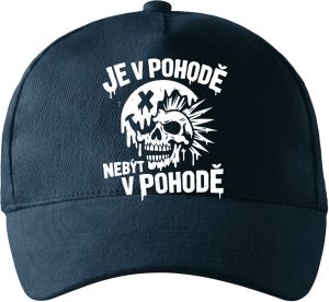 Je v pohodě nebýt v pohodě, bílý potisk