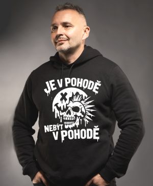 Je v pohodě nebýt v pohodě, bílý potisk