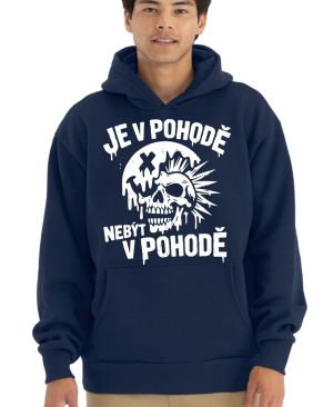 Je v pohodě nebýt v pohodě, bílý potisk