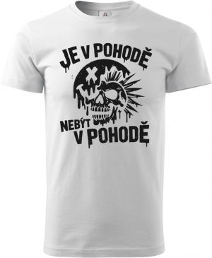 Je v pohodě nebýt v pohodě, černý potisk