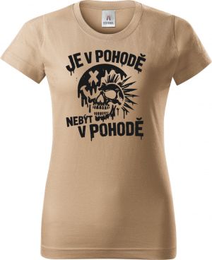 Je v pohodě nebýt v pohodě, černý potisk