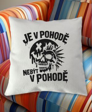 Je v pohodě nebýt v pohodě, černý potisk