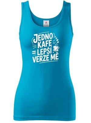 Jedno kafe, lepší verze mě, bílý potisk