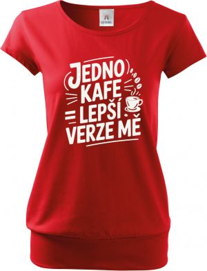 Jedno kafe, lepší verze mě, bílý potisk