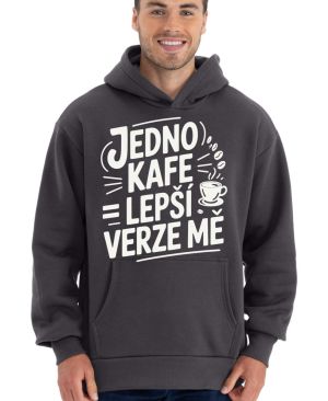 Jedno kafe, lepší verze mě, bílý potisk