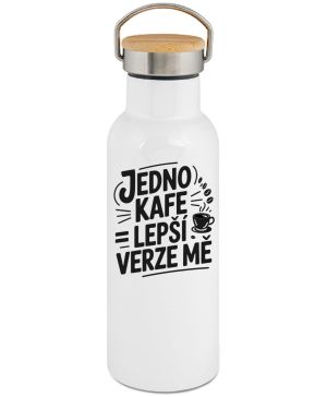 Jedno kafe, lepší verze mě, černý potisk