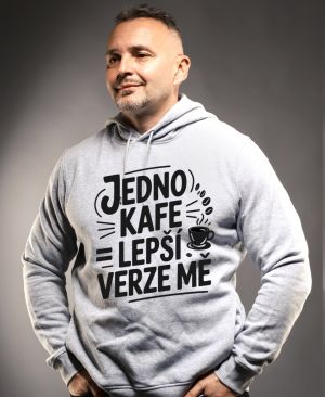 Jedno kafe, lepší verze mě, černý potisk