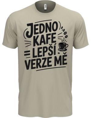 Jedno kafe, lepší verze mě, černý potisk