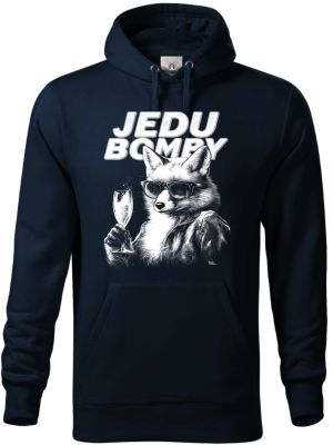 Jedu bomby, liška, bílý tisk