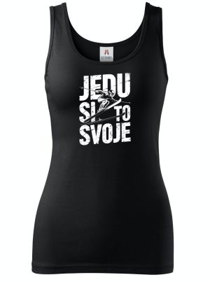 Jedu si to svoje, bílý potisk