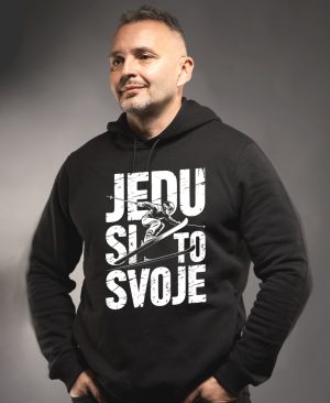 Jedu si to svoje, bílý potisk