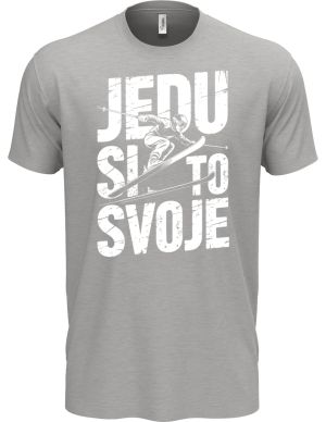 Jedu si to svoje, bílý potisk