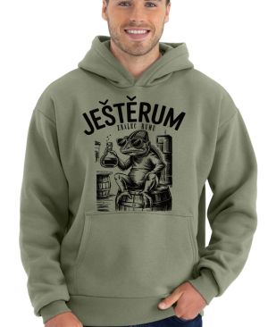 JEŠTĚRUM - znalec rumu, černý tisk