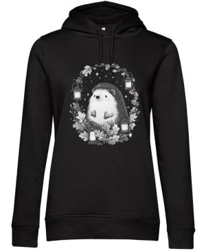 Ježek s lucernami, bílý potisk