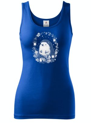 Ježek s lucernami, bílý potisk