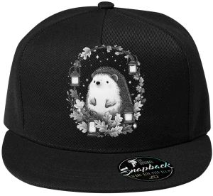 Ježek s lucernami, bílý potisk