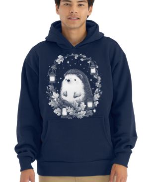 Ježek s lucernami, bílý potisk