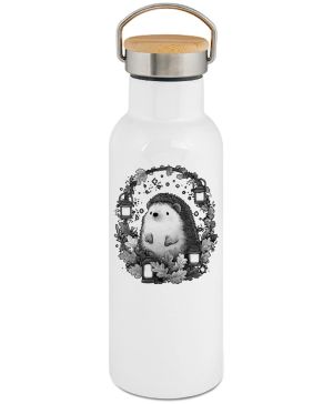 Ježek s lucernami, černý potisk