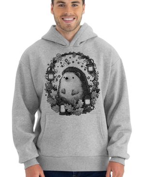 Ježek s lucernami, černý potisk