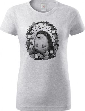 Ježek s lucernami, černý potisk