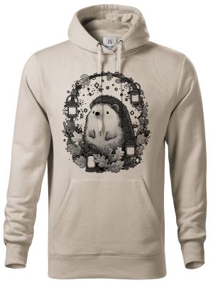 Ježek s lucernami, černý potisk