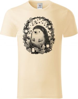 Ježek s lucernami, černý potisk