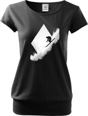 Jízda na hraně, bílý potisk