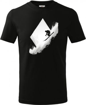 Jízda na hraně, bílý potisk