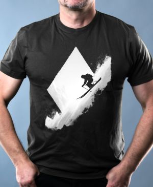 Jízda na hraně, bílý potisk