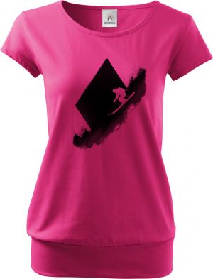 Jízda na hraně, černý potisk