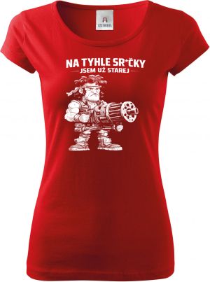 Jsem už starej, bílý tisk