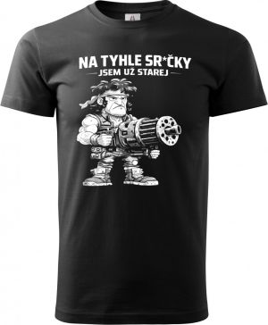 Jsem už starej, bílý tisk