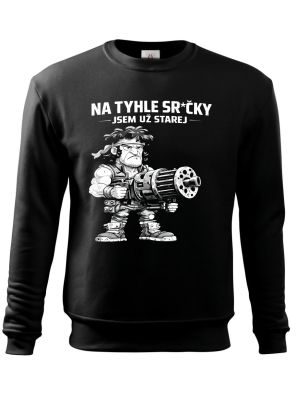 Jsem už starej, bílý tisk