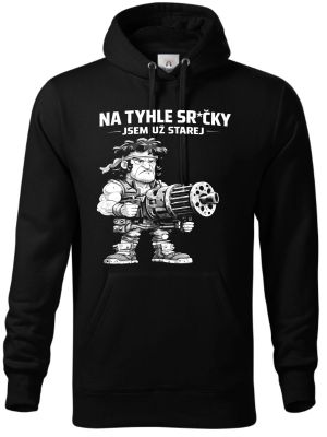 Jsem už starej, bílý tisk