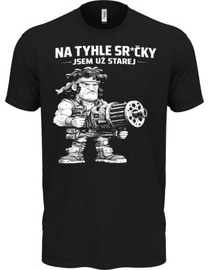 Jsem už starej, bílý tisk