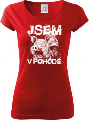 Jsem v pohodě, bílý potisk