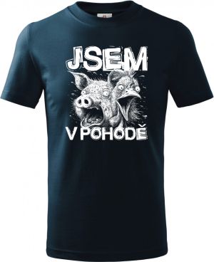 Jsem v pohodě, bílý potisk
