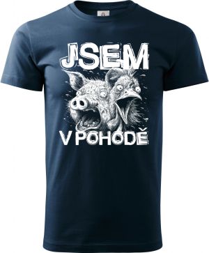 Jsem v pohodě, bílý potisk