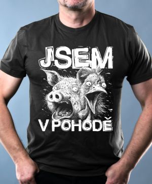 Jsem v pohodě, bílý potisk