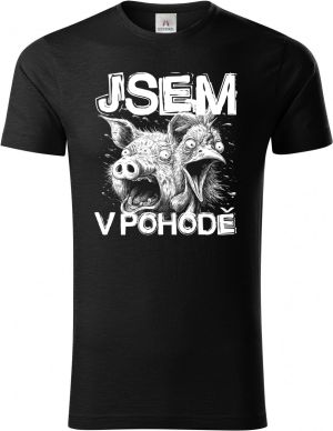 Jsem v pohodě, bílý potisk