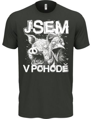 Jsem v pohodě, bílý potisk