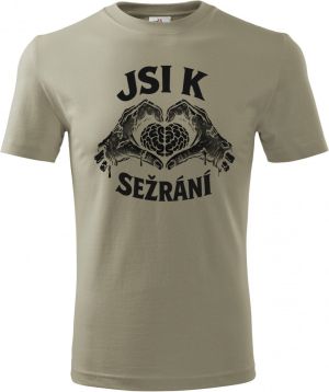 Jsi k sežrání, černý potisk