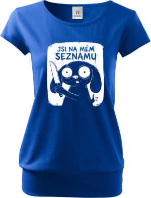 Jsi na mém seznamu, bílý potisk