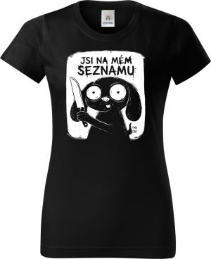 Jsi na mém seznamu, bílý potisk