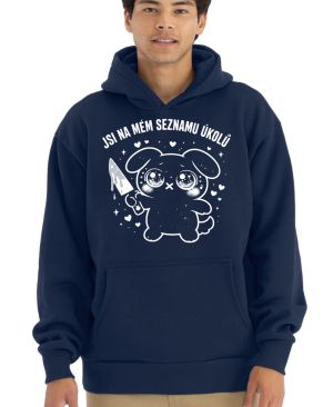 Jsi na mém seznamu úkolů, bílý potisk