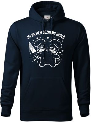 Jsi na mém seznamu úkolů, bílý potisk