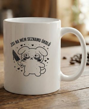 Jsi na mém seznamu úkolů, černý potisk