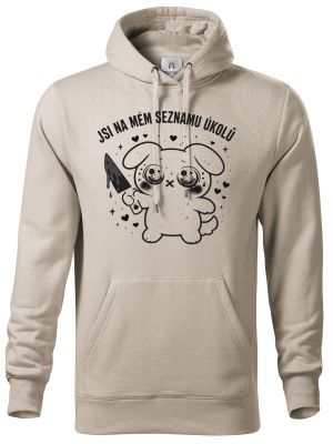 Jsi na mém seznamu úkolů, černý potisk