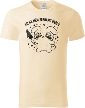 Jsi na mém seznamu úkolů, černý potisk