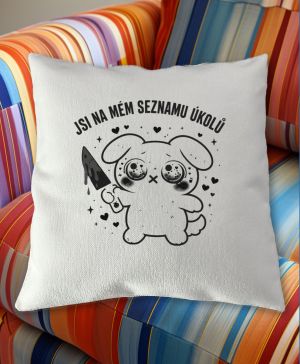 Jsi na mém seznamu úkolů, černý potisk